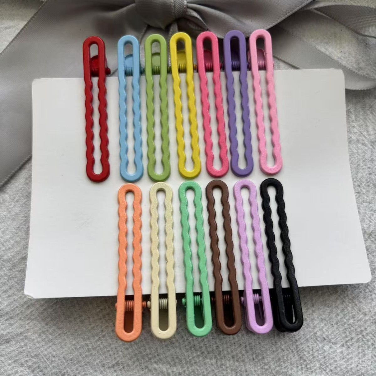 6cm Duckbill DIY Handmade Wave Clip, Hairpin For Bangs, Straight Clip That Doesn't Damage Or Hair Roots_voghion.com