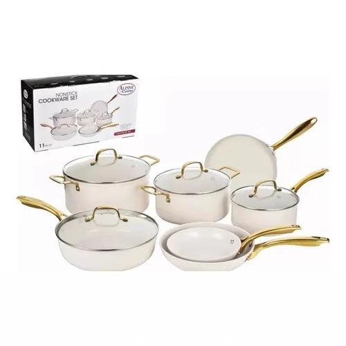 Venta directa de fábrica mango de galvanoplastia olla de cerámica para el hogar olla antiadherente olla de aluminio olla de leche sartén sartén olla de sopa comercio exterior regalo al por mayor