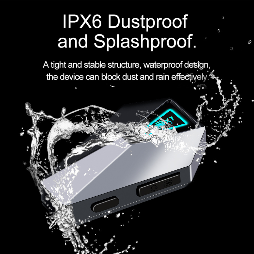 X7-Cyber ​​Motorcycle Helmet Headset Waterproof Wireless Bluetooth Music Headset Cycling Motorcycle Hands-Free Call