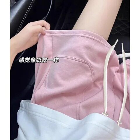 Pregnant Women's Shorts Summer Outer Wear Five-point Pants 2024 New Fashion All-match Loose A- line Slimming Pregnant Women's Pants Summer Wear