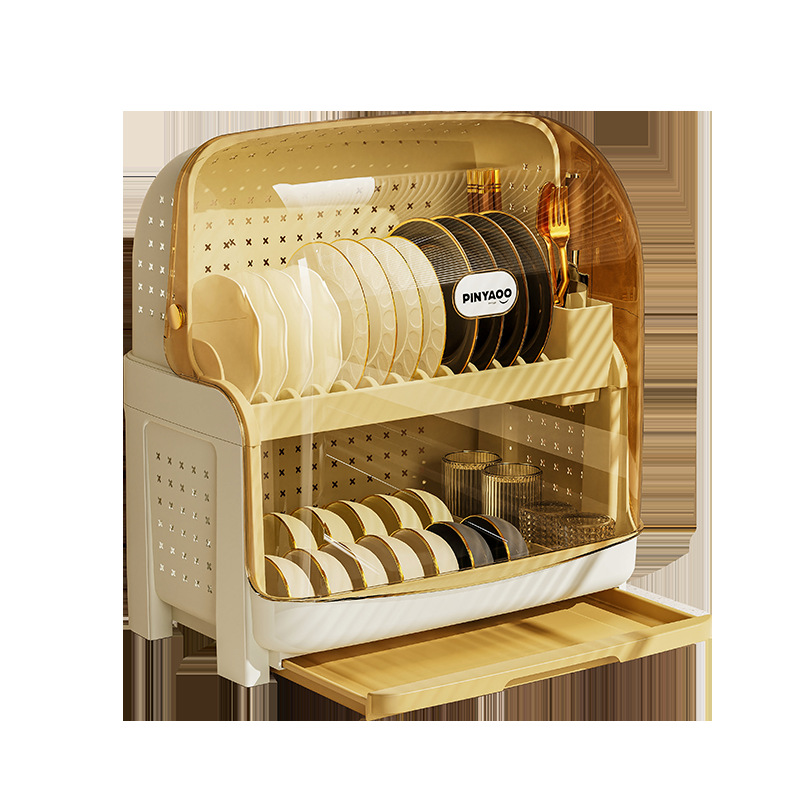 Estantes de cocina encimera de gran capacidad para el hogar, vajilla multifuncional, vajilla, almacenamiento, estante para platos, estante para drenaje de platos