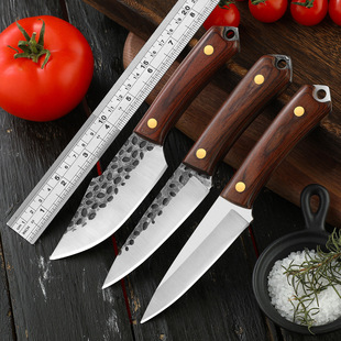 Handle meat knife Mongolian meat knife meat steak knife split knife fruit knife outdoor barbecue knife chef knife