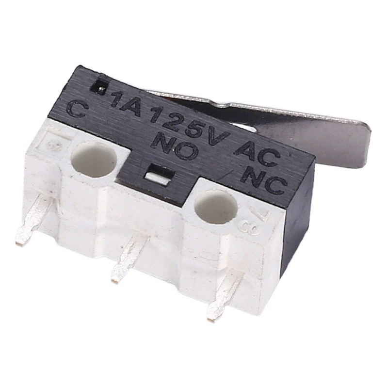 Мышь Переключатель 2A125V Три фута KW10 Малый микровик Переключатель Прямая нога/колесо с ручкой