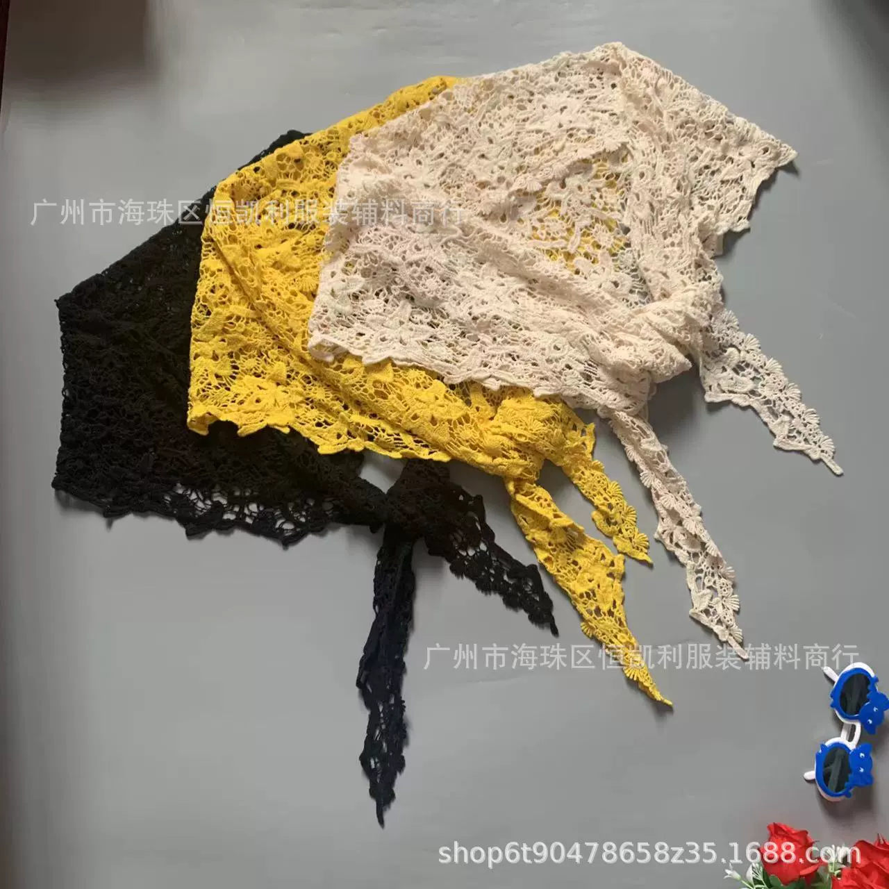 Весной и летом новый платок в Корейском стиле, модный элегантный женский полый цветочный бутон, Треугольная верхняя одежда, красивый подходящий ко всему шарф