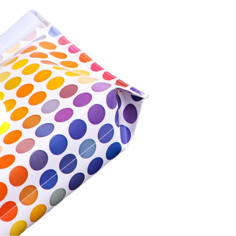 Toallitas para bebés bolsa de embalaje en stock al por mayor Eva bolsa de tejido impermeable de extracción de ventana bolsa de embalaje fabricante