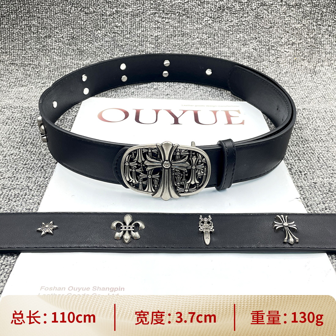 【110cm 멀티 세트】 크로우 클래식 가죽 벨트