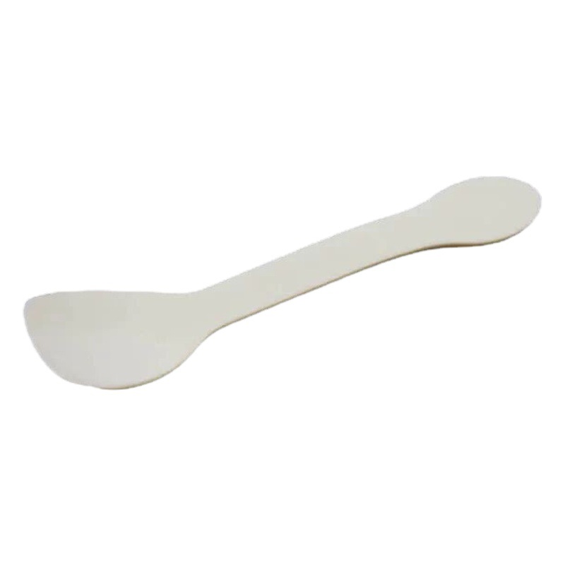 Manufacturer Wholesale Plastic Spoons Individually Packaged Transparent Ps Thickened Ice Cream Pudding Yogurt Spoon Food Grade