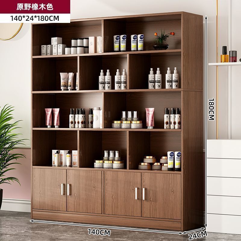 美容院产品展示柜超厚货架化妆品展示柜货柜展示架落地多层置物架|undefined