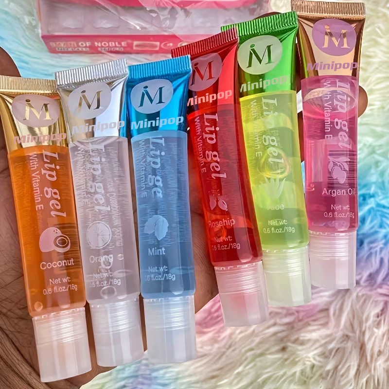 Transparent Moisturizing Lip Gloss, 18 ml, Fruit Flavor — Primer & Subtle Highlighter