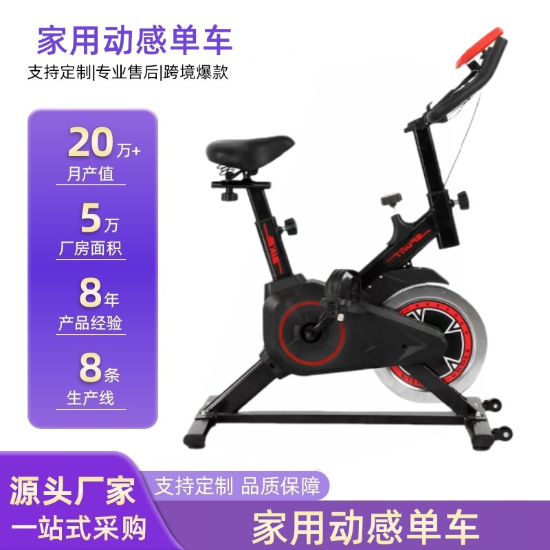 Cross-Border Magnetically Controlled Silent Bicycle Webbing Car Professional Spinning Bicycle Home Fitness Sports Bicycle Wholesale