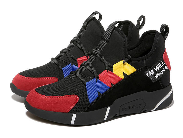 Giày sneaker nữ chunky đế dày tăng chiều cao, phối màu sành điệu mùa xuân hè 2025 — ML 8300-1 màu đỏ [có lót nhung] chiều cao gót 3.0cm, ML 8300 cao gót đỏ 3.0cm, ML 8300 màu xanh cao gót 3.0cm, ML 8300-1 màu xanh lam [có lót nhung] chiều cao gót 3.0cm chi tiết 18