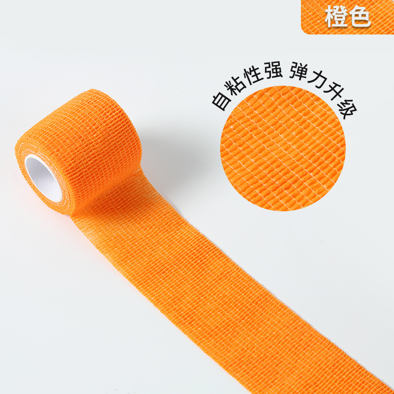 Fábrica al por mayor auto-adhesivo elástico dedo vendaje deportes cinta protectora de uñas no tejida auto-adhesivo dedo protección correa de rodilla