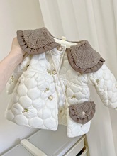 越也 糖麦卡2023冬季新款儿童90羽绒服 专柜一线童装工厂货源批发