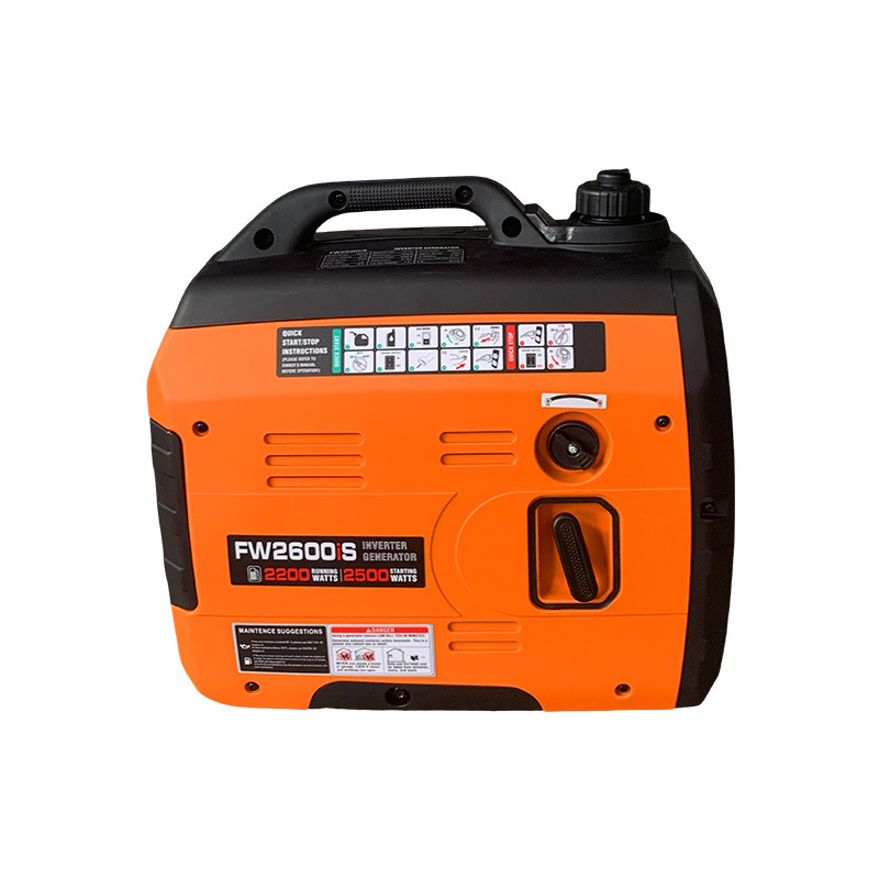 Cross-Border 2-Kilowatt Gasoline Generator 120V Silent Inverter Permanent Magnet for Home Use, Rv, Outdoor Camping, Small Size