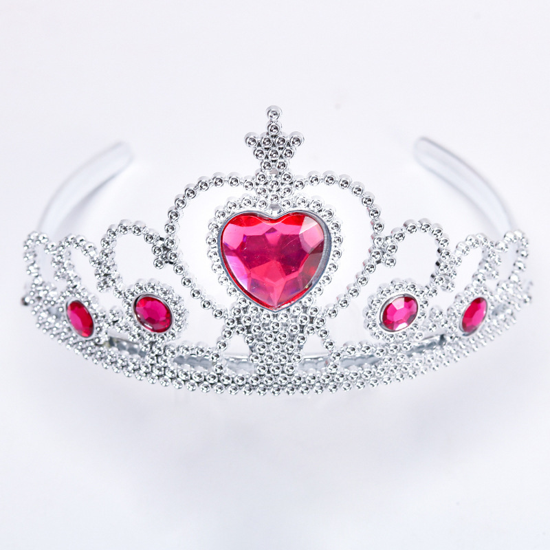 Fábrica de hielo y nieve corona para niños princesa varita mágica para niñas corona de plástico para niños banda de pelo para niñas