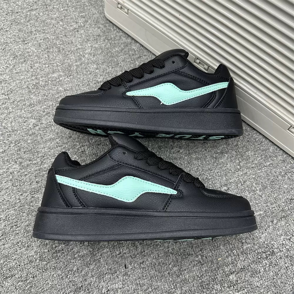 35-44 Hombres y mujeres nicho retro zapatos de skate negro nuevo estilo de moda nuevo estilo chino callejero estudiantes zapatos casuales mujeres