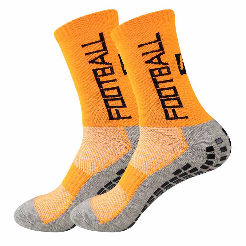 Breathable Cotton Football Socks With Anti-Slip Silicone Grip – Unisex Sports Socks For Soccer, Running, Hiking & Cycling_voghion.com