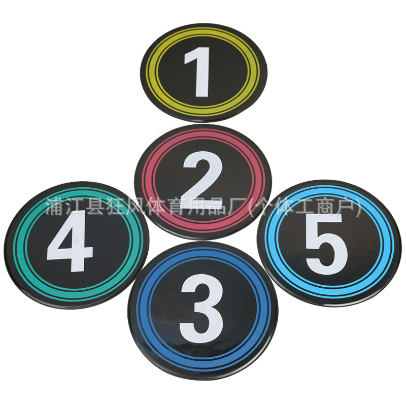 1 комплект круглых моделей (номера 1-5)