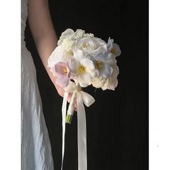 ins风仿真花郁金香花束成品一束浪漫领证手捧花装饰拍照道具