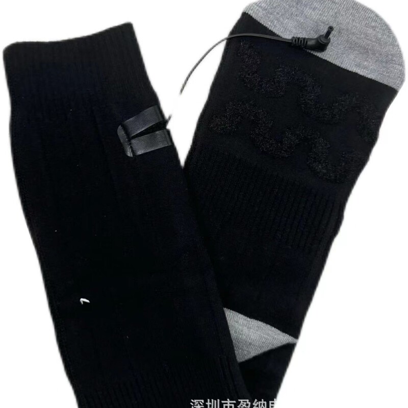 New Cross-Border Electric Heating Socks, Heated Foot Warmers, Warm Foot Magic Device, Thermal Long Socks, High-Top New Cross-Border Electric Heating Socks, Heated Foot Warmers, Warm Foot Magic Device, Thermal Long Socks, High-Top
