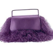 2025秋冬真皮毛滩羊毛包包手提包广州狮岭包包批发时尚百搭