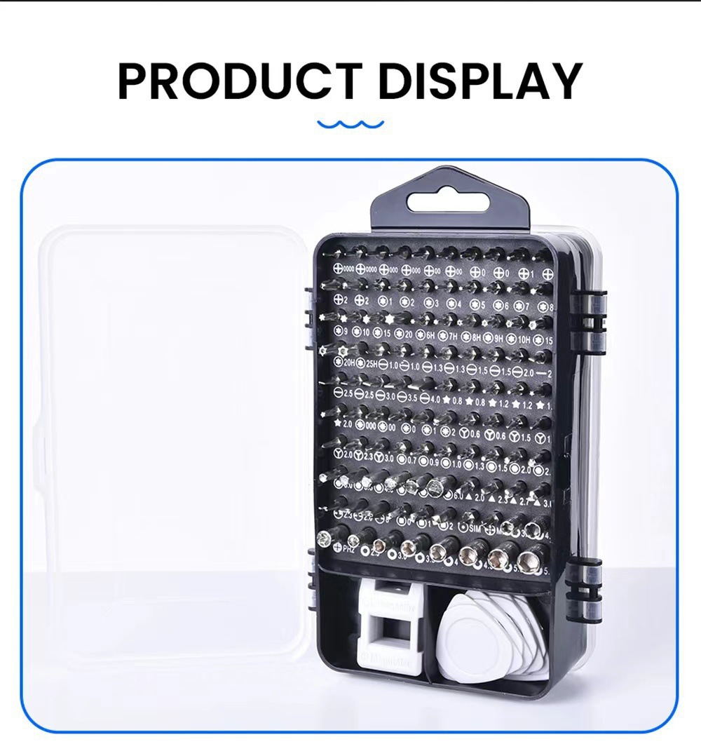 115-in-1 Screwdriver Set Multi-Function Precision Screwdriver Bit Phone Computer Disassembly Repair Kit