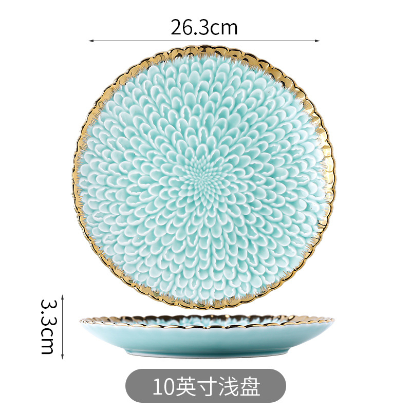 Placa verde de 10 pulgadas