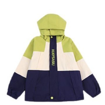 小学生校服冲锋秋冬装三合一防风防水幼儿园园服儿童学院绿色班服|undefined