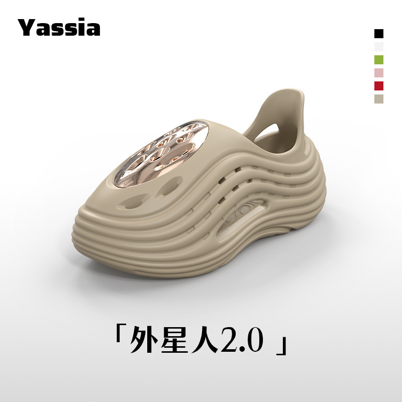 Yasun Alien アップグレードされた下駄男性と女性のための 25 新しい夏のアウトドアスポーツカップルビーチシューズ|undefined
