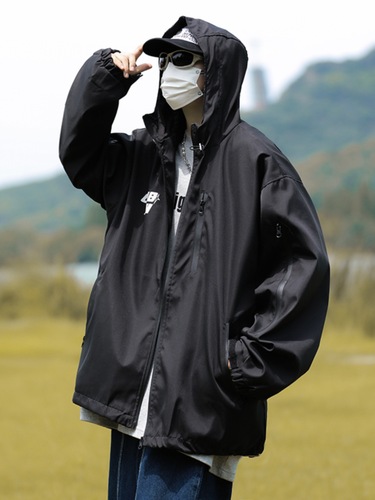 American functional combat jacket for men, spring and autumn outdoor loose couple coat, trendy brand versatile casual windproof jacket