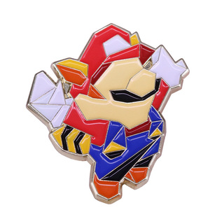 Mario badge flying Raccoon brooch Nintendo game retro collection