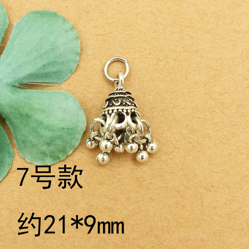 チベットシルバージュエリー diy クリスタルブレスレットブレスレットアクセサリーナフペンダントタッセルアクセサリーブレスレットアクセサリー安全チェーン|undefined