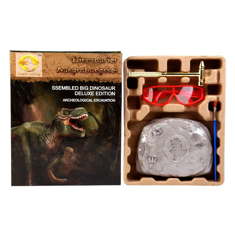 Археологическая Слепая Коробка Детские археологические игрушки для копания Окаменелости динозавров Образовательные собранные игрушки Копать драгоценные камни оптом Копать сокровища