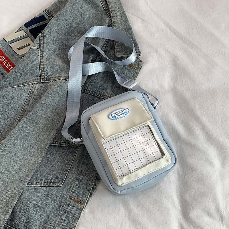 Coreana lindos bolsos transparentes mujeres 2024 nuevo tipo de bolsos portátiles versátiles para teléfonos móviles bolsos de hombro para estudiantes