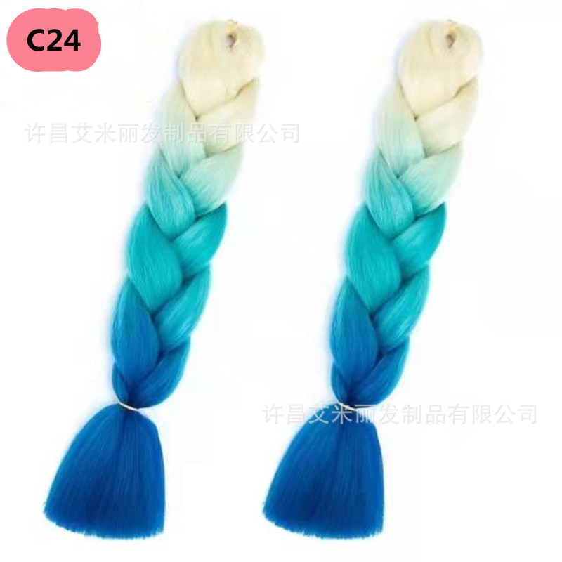 Trenzas africanas con cabello rosa渐 – materiales de alta temperatura, estilo boxeador