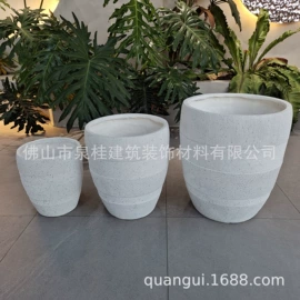 花盆容器;水泥;家用采暖炉