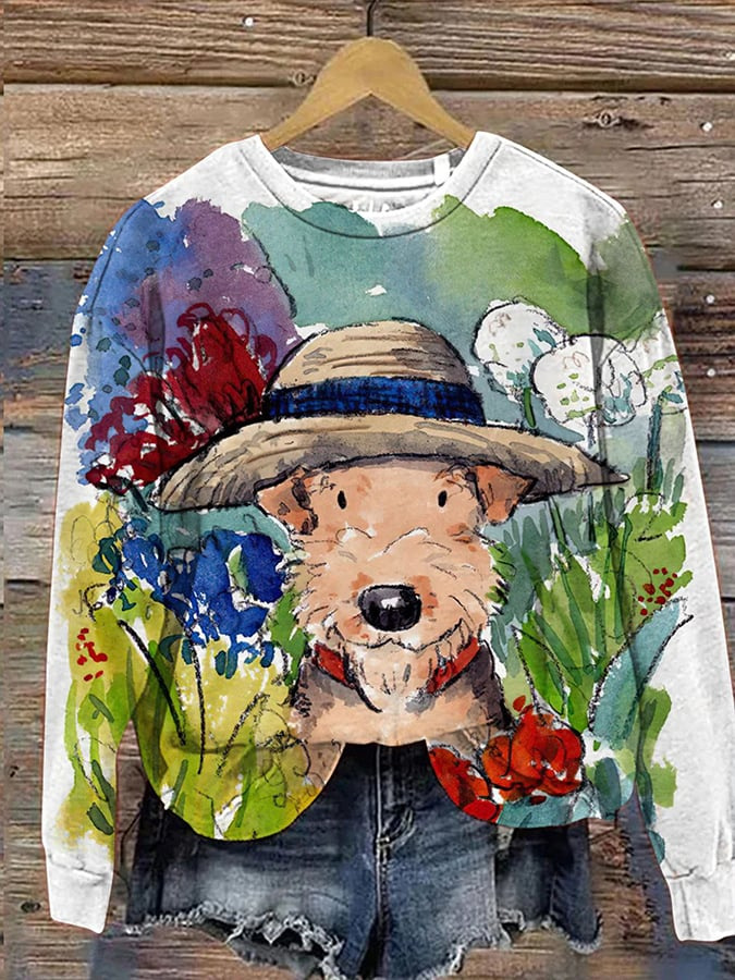 Cráneo humano Impresión digital cuello redondo suéter de Halloween 2023 estación independiente suministro ropa las mujeres