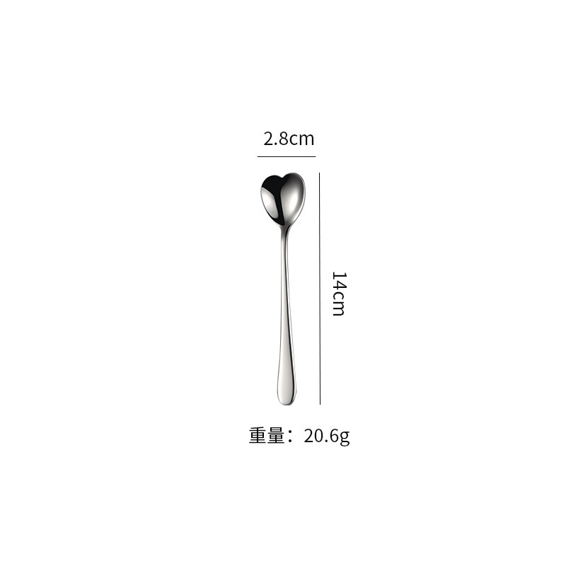 エイン304ステンレス食器040ドイツ製フォークフルーツフォーク丸スプーンアイスクリームスプーン滑らかな縁厚みのあるギフト|undefined