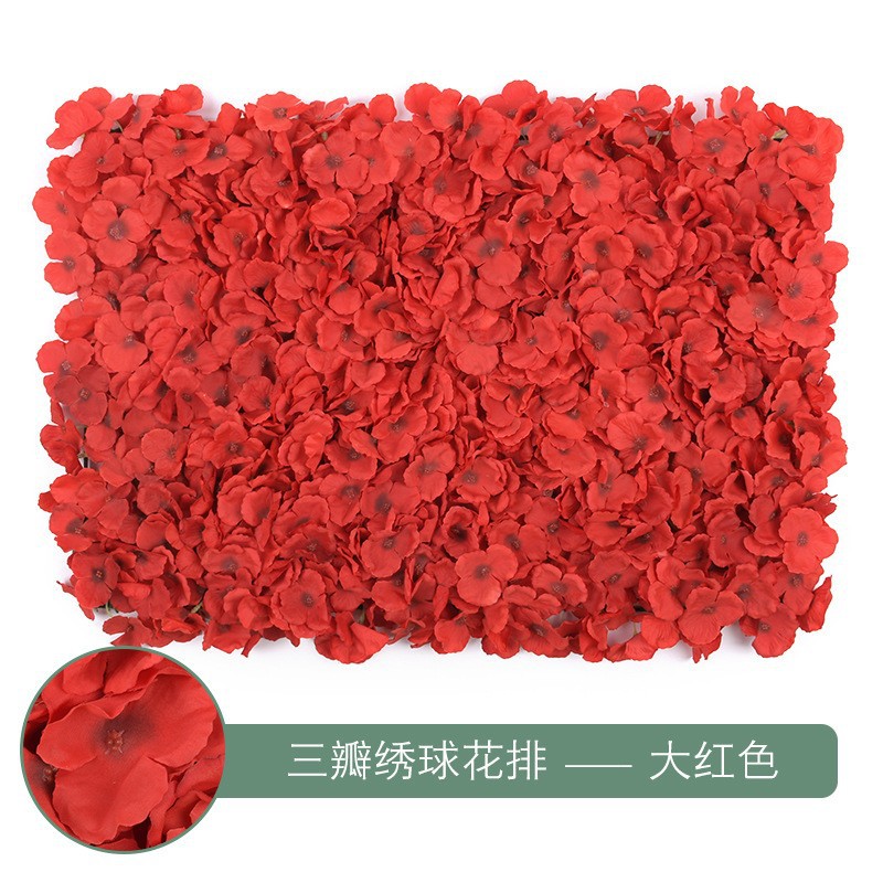 Muro de Flores de Hortensia para Decoración de Bodas, Arreglo Floral, Fondo de Pantalla, Alfombra de Pared, Arreglo Floral Artificial, Muro de Flores Famoso en Internet, Decoración de Bodas al por Mayor