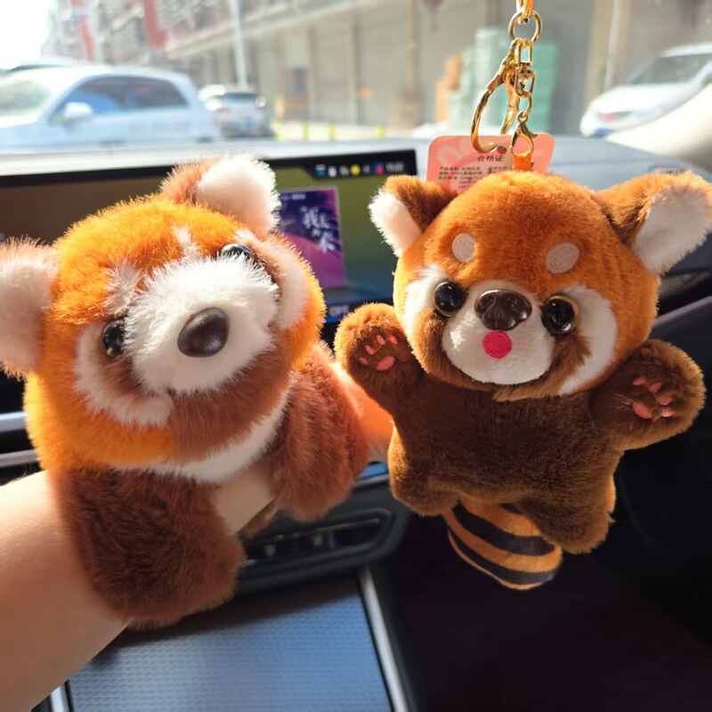 かわいい小さなアライグマバックパック人形手首リング子供のブレスレットぬいぐるみ人形アライグマペンダント女の子|undefined