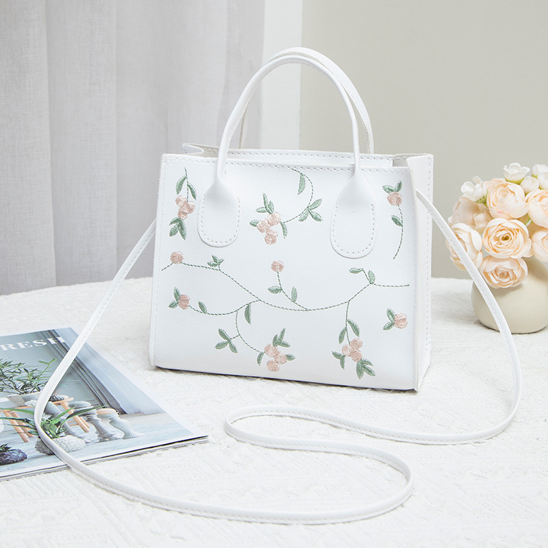 Bolsas de brazo de moda de dama bordadas nicho elegantes bolsas de dama de moda de viaje de brazo bolsas de hombro