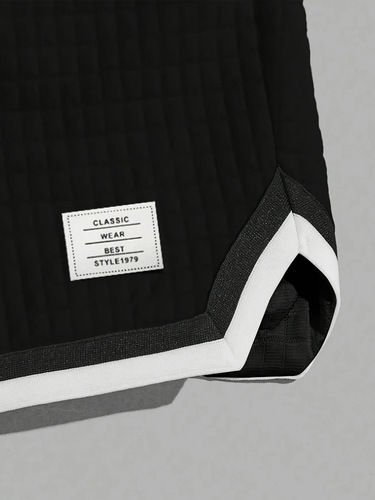 Men's Loose Small Check Pattern Sport Fitness Shorts Korean Style Versatile Spring Spring New Arrival