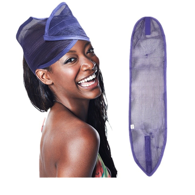 Diseño de malla de Venta caliente africano fresco y cómodo monocromo hombres y mujeres diadema deportiva Banda de Velcro popular europea y americana