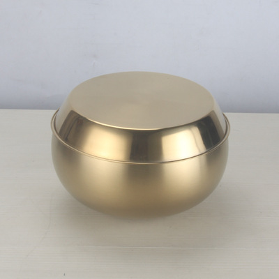 镀金不锈钢佛钵居士钵佛具用品东南亚和尚碗Golden Buddha bowl|ms