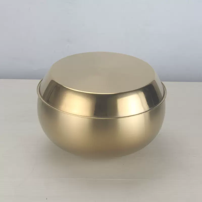 镀金不锈钢佛钵居士钵佛具用品东南亚和尚碗Golden Buddha bowl