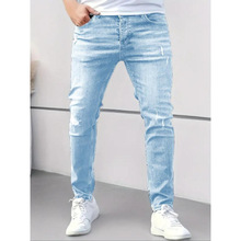 G 62450 Fashion ripped slim fit men's jeans ʱ���ƶ�С��ţ��