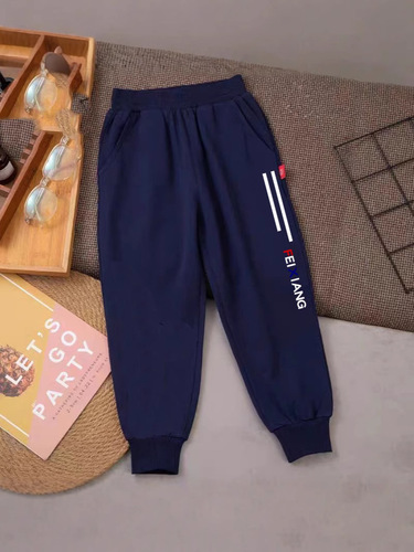 Cross-border goods exclusively for children, pure cotton pants, men's sports pants, small and medium-sized children's anti-mosquito pants, students 'school uniform pants