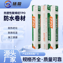 生产定制TPO防水卷材 建筑屋顶非外露防热塑性聚烯烃top防水卷材