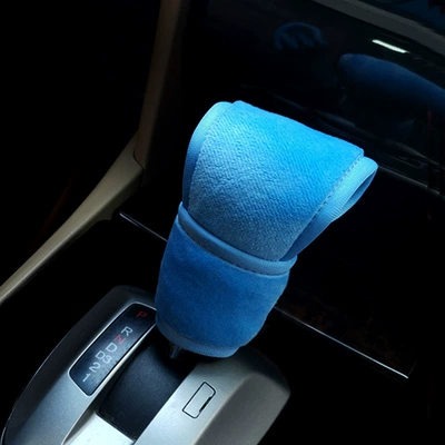 Sürətlər qutusu və əl tormozu başlıqları Cover, Roof Pull Glove - blue-velvet-shield-cover