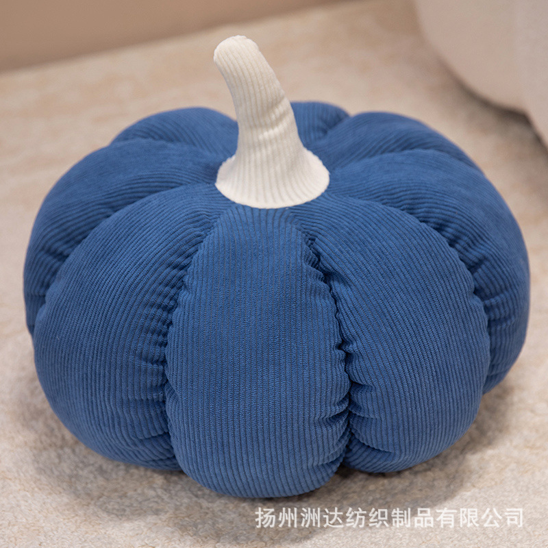 Cojín de Peluche Forma de Calabaza de Peluche para Navidad y Halloween